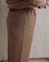BASERANGE Linen Drawstring Lounge Pants TRDO Collection Made in Portugal BAS-TRDO-SL-000-OCULAR